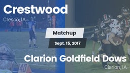 Matchup: Crestwood High vs. Clarion Goldfield Dows  2017