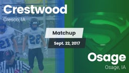Matchup: Crestwood High vs. Osage  2017