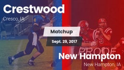 Matchup: Crestwood High vs. New Hampton  2017