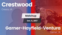 Matchup: Crestwood High vs. Garner-Hayfield-Ventura  2017