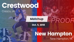 Matchup: Crestwood High vs. New Hampton  2018