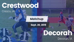 Matchup: Crestwood High vs. Decorah  2019