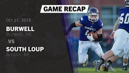 Recap: Burwell  vs. South Loup  2016