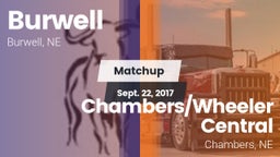 Matchup: Burwell vs. Chambers/Wheeler Central  2017