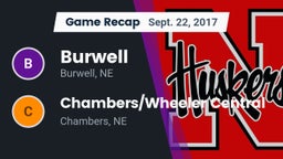 Recap: Burwell  vs. Chambers/Wheeler Central  2017