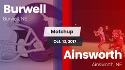 Matchup: Burwell vs. Ainsworth  2017