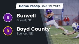 Recap: Burwell  vs. Boyd County 2017