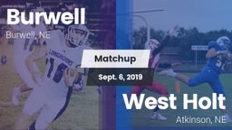 Matchup: Burwell vs. West Holt  2019