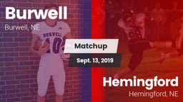 Matchup: Burwell vs. Hemingford  2019