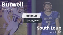Matchup: Burwell vs. South Loup  2019