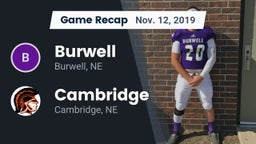 Recap: Burwell  vs. Cambridge  2019