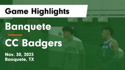Banquete  vs CC Badgers Game Highlights - Nov. 30, 2023