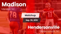 Matchup: Madison vs. Hendersonville  2016
