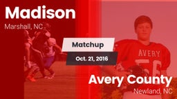 Matchup: Madison vs. Avery County  2016