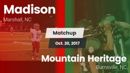 Matchup: Madison vs. Mountain Heritage  2017