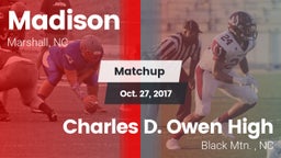Matchup: Madison vs. Charles D. Owen High 2017
