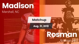 Matchup: Madison vs. Rosman  2018