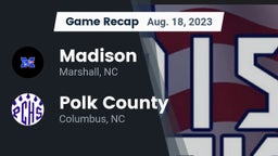 Recap: Madison  vs. Polk County  2023