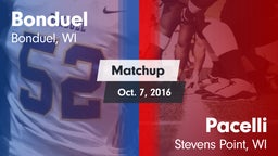 Matchup: Bonduel vs. Pacelli  2016