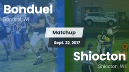 Matchup: Bonduel vs. Shiocton  2017