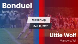 Matchup: Bonduel vs. Little Wolf  2017