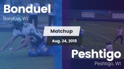 Matchup: Bonduel vs. Peshtigo  2018