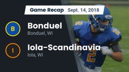 Recap: Bonduel  vs. Iola-Scandinavia  2018