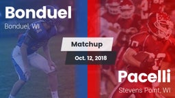 Matchup: Bonduel vs. Pacelli  2018