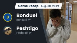 Recap: Bonduel  vs. Peshtigo  2019