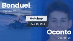 Matchup: Bonduel vs. Oconto  2020