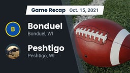 Recap: Bonduel  vs. Peshtigo  2021