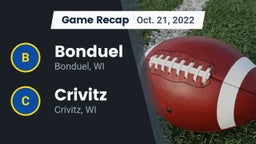 Recap: Bonduel  vs. Crivitz 2022