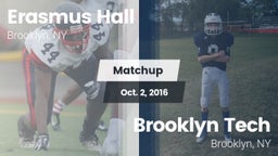 Matchup: Erasmus Hall vs. Brooklyn Tech  2016