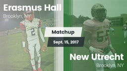 Matchup: Erasmus Hall vs. New Utrecht  2017