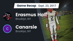 Recap: Erasmus Hall  vs. Canarsie  2017