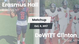 Matchup: Erasmus Hall vs. DeWITT Clinton  2017