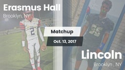 Matchup: Erasmus Hall vs. Lincoln  2017