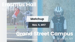 Matchup: Erasmus Hall vs. Grand Street Campus 2017