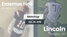 Matchup: Erasmus Hall vs. Lincoln  2018