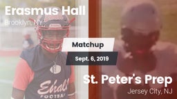 Matchup: Erasmus Hall vs. St. Peter's Prep  2019
