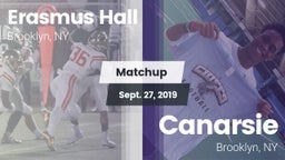 Matchup: Erasmus Hall vs. Canarsie  2019