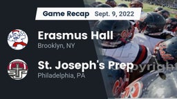 Recap: Erasmus Hall  vs. St. Joseph's Prep  2022