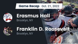 Recap: Erasmus Hall  vs. Franklin D. Roosevelt 2022