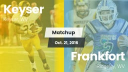 Matchup: Keyser vs. Frankfort  2016