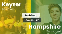 Matchup: Keyser vs. Hampshire  2017