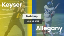 Matchup: Keyser vs. Allegany  2017