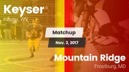 Matchup: Keyser vs. Mountain Ridge  2017