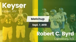 Matchup: Keyser vs. Robert C. Byrd  2018