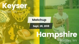 Matchup: Keyser vs. Hampshire  2018