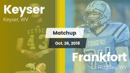 Matchup: Keyser vs. Frankfort  2018